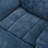 Modern Chenille Swivel Rocking Blue Recliner-591923469