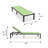 Marlin Modern Aluminum Outdoor Reclining Chaise Lounge - Weather-Resistant Sling Patio Chair for Poolside & Sunbathing-943377683-943377672