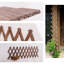 Treillis de jardin extensible en bois avec treillis en bois