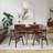 Hartford Dining Chair in Warm Gray/Walnut