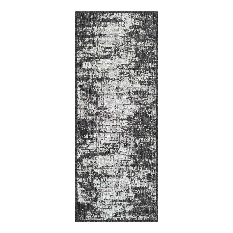 Tapis intérieur / extérieur d'extérieur moderne, Tapis de couloir 2 pi x 5 pi 3 po
