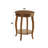 Alysa Walnut Finish Accent Table
