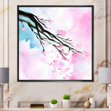 cherry tree branch painting