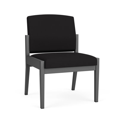 Chaise d'invité sans accoudoir en acier Amherst