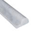 Greecian 12" x 2" Marble Chair Rail Tile Trim in White