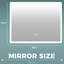 Miroir de maquillage / de salle de bain à DEL-815486964