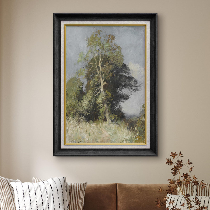 The Ash Tree - Peinture sur toile encadrée, Noir