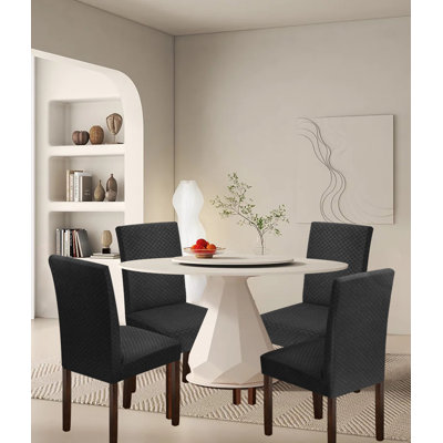 Housse pour chaise de salle à manger, housses de chaises extensibles