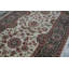 Hand-Knotted High-Quality Cream and Green Runner