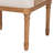Alisson Upholstered Rattan and Bayur Wood Armchair