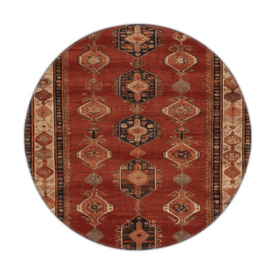 Turkish Brown Indoor and Outdoor Area Rug