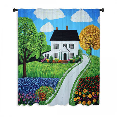 House Window Curtains, Home Blockout & Sheer Curtains - 1 Panel