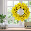 Couronne en forsythia fabriquée à la main 24 po pour porte d'entrée-1618358398