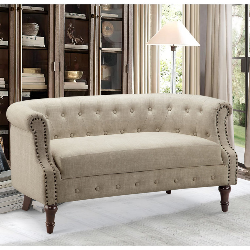 Loveseat Sofa for Living Room - Long Couch in a Box, Love Seat for Small Area, Couches for Living Room