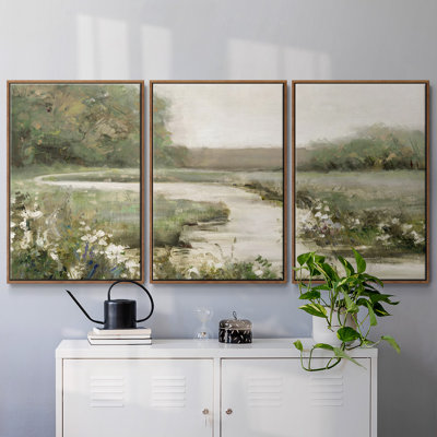 " Quiet Path " 3 - Pieces