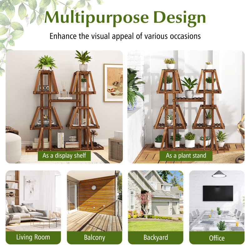 Braxtyn Wood Plant Stand