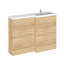 Fusion Fitted Furniture - Avola 3 Piece Toilet & Basin Unit-1192672248-1081359354