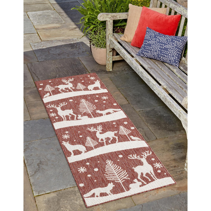 Le tapis Holiday Aisle® Kareema, Tapis de couloir 2 pi x 5 pi 1 po