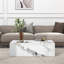 Grande table basse en bois aggloméré texturé Modern