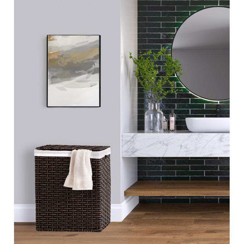 Seville Classics Handwoven Rectangle Laundry Hamper & Reviews | Wayfair
