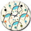 Horloge murale rétro Mid-Century-40748258