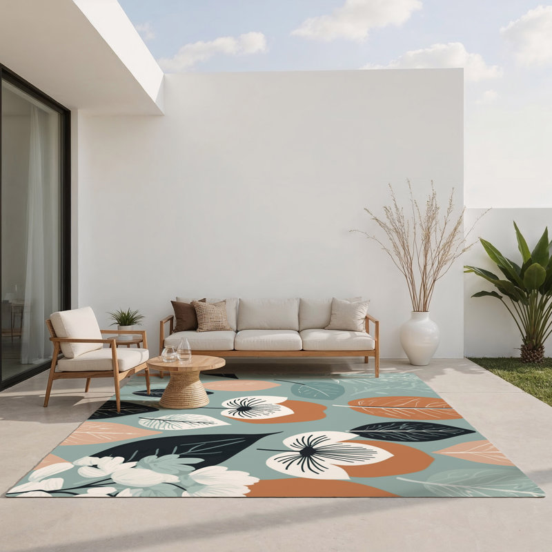 Tapis intérieur et extérieur Rustic Haven, Rectangulaire 8 pi x 10 pi