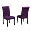 Chaise en bois massif capitonnée Asons-114525374
