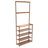 69" 5-Tier Bamboo Hat and Coat Stand Entryway Hallway Shoe Rack-642059946