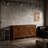 4-door sideboard with cabinet Storage and sturdy legs-441043849