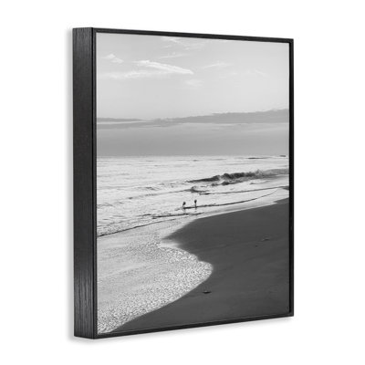  «Evening Beach Stroll», art de la giclée encadrée par Graffi *ee Studios