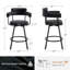 Tabouret de comptoir pivotant 26 po Rozie-1600544122