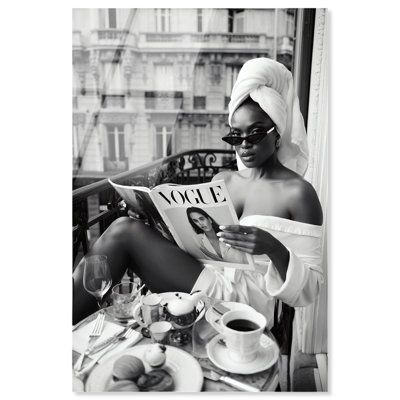 Parisian Morning Acrylic Print Fashion Wall Decor by Notoriart, Ready to Hang, 24 x 36
