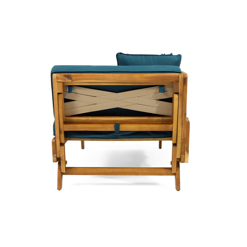 Lit de repos pour la cour arrière avec option extensible et look élégant et confortable