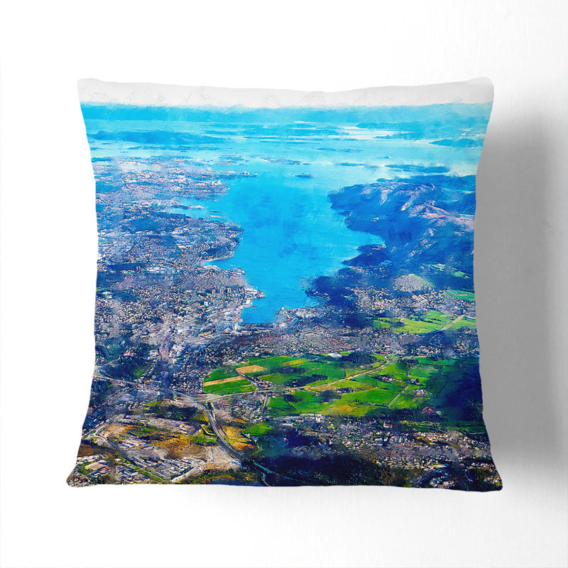 Square Cushion, 40cm H x 40cm W x 15cm D