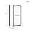 36 In. D X 36 In. W X 72 In.H Corner Frameless Shower Door-114500640