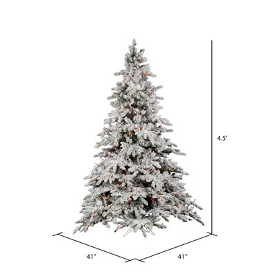 4.5' Lighted Fir Christmas Tree