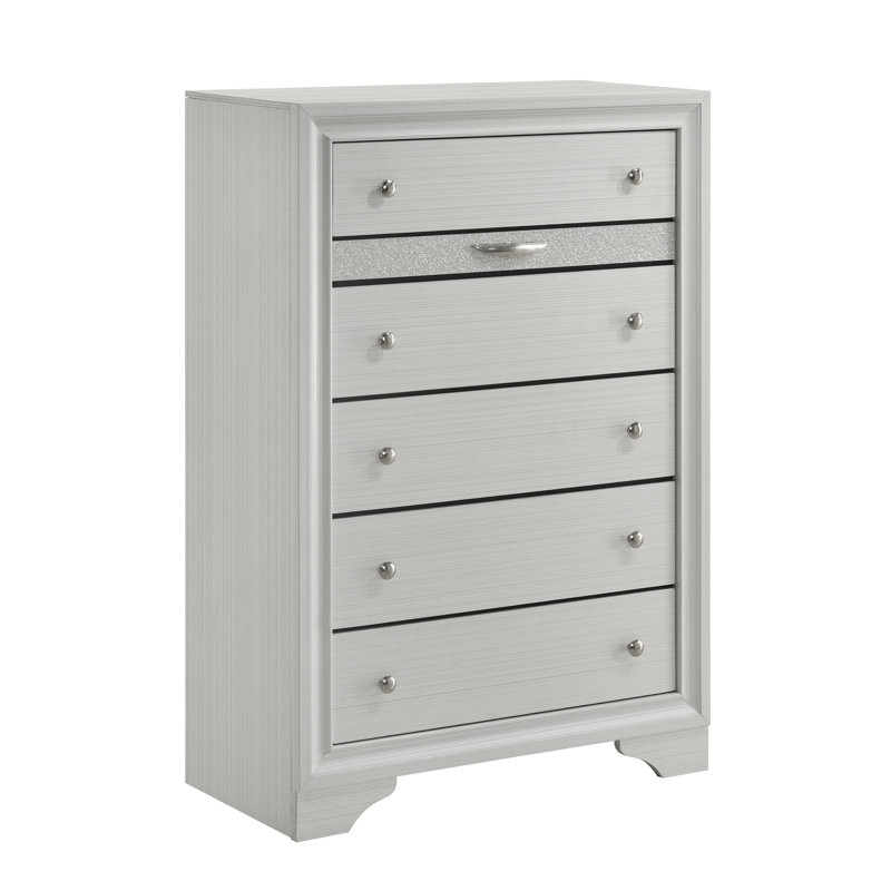 Smartt 6 - Drawer Dresser, White