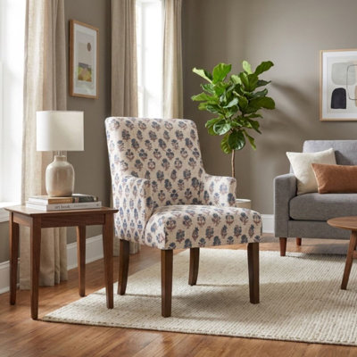 Fauteuil rembourré en coton