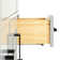 Thornaby 60'' Solid Wood Single Bathroom Vanity with 1.5'' White Quartz Top, Oval Sink