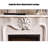 European-style solid wood carved decorative fireplace core with simulated flame electric fireplace-1766930406