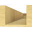 Queue de chevron en faux bois de cèdre brut Timberthane, l 6 po x H 4 po x L 36 po, brun clair apprêté-88141203