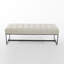 Genuine Leather Upholstered Bench-1468055046