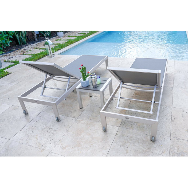 Belvedere Outdoor Single chaise with Cushions