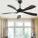 Damecia 52" 5 - Blade Smart Standard Ceiling Fan with Remote Control and LED Light