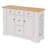 51.2"Modern Sideboard Buffet With Power Outlet, 5 Drawers & 2 Doors, Kitchen Storage Cabinet-1687309218