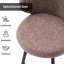 Tabouret de comptoir pivotant à 360 ° avec structure en métal-1207942989