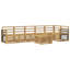  Sectional Sofa Set 7 pcs Solid Acacia Wood Sets Garden Furniture Patio