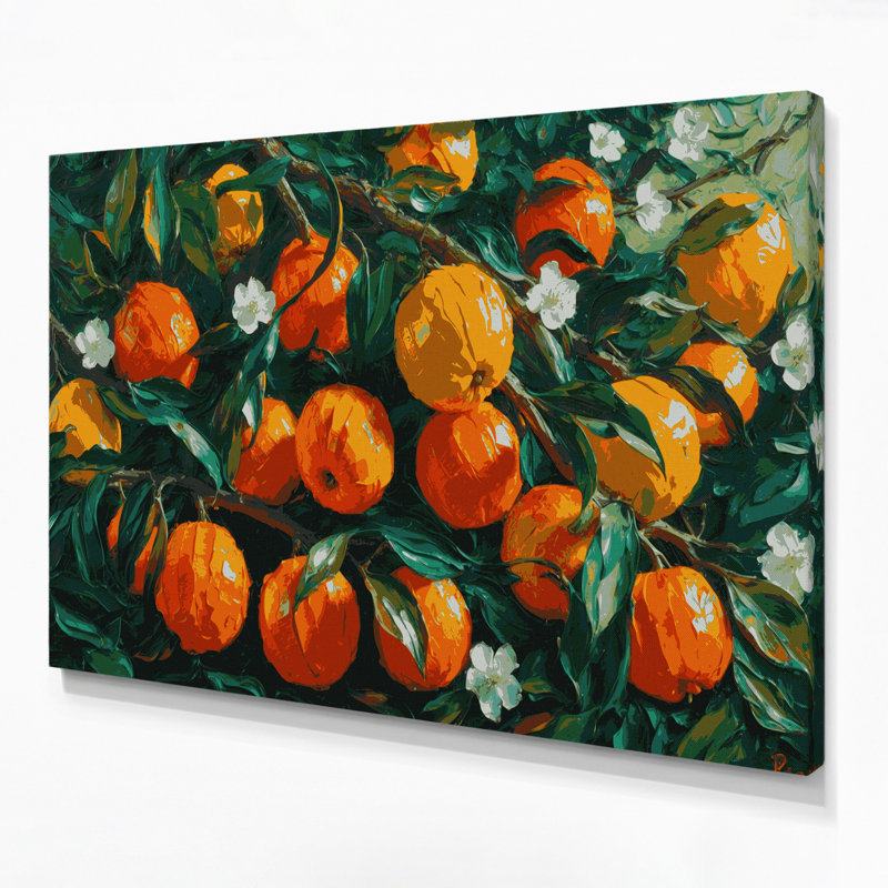 Art mural sur toile Fruit, H 8 po x l 10 po