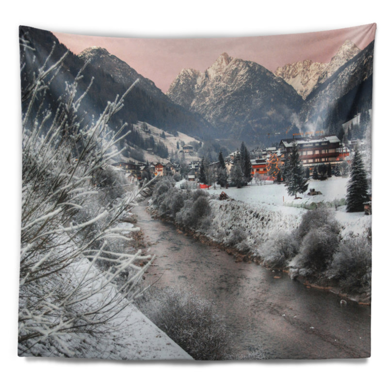 Tapisserie d'hiver Schafer, H 78 po x l 92 po