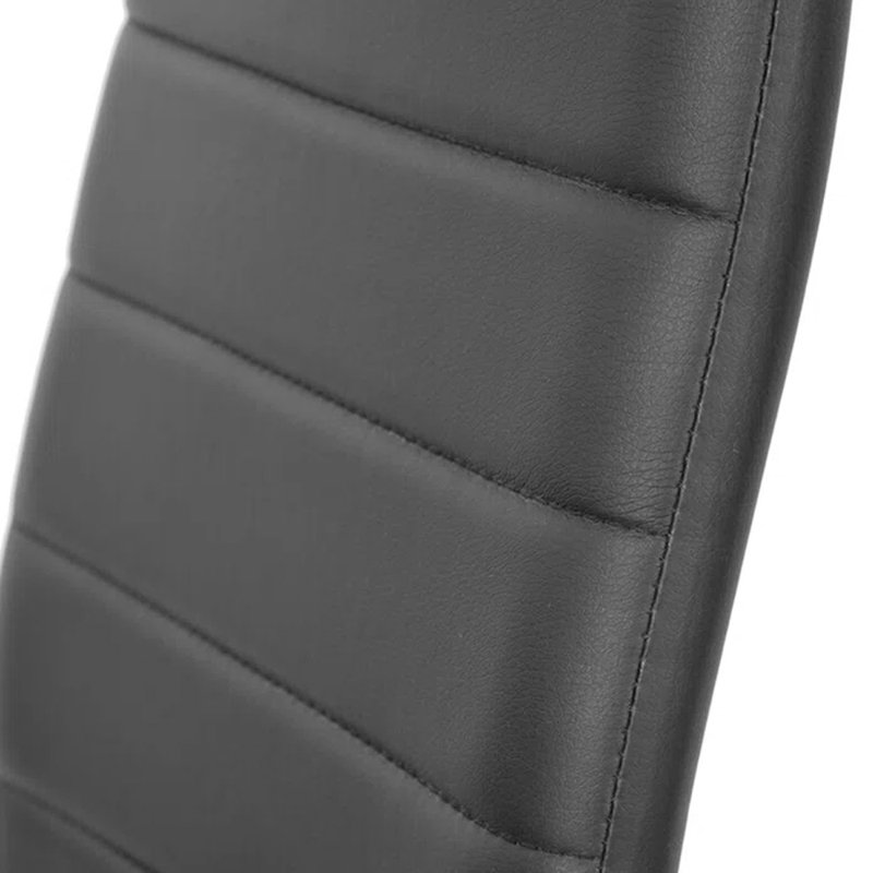 Ailigael 17.3'' H Dining Chair, Black, 6